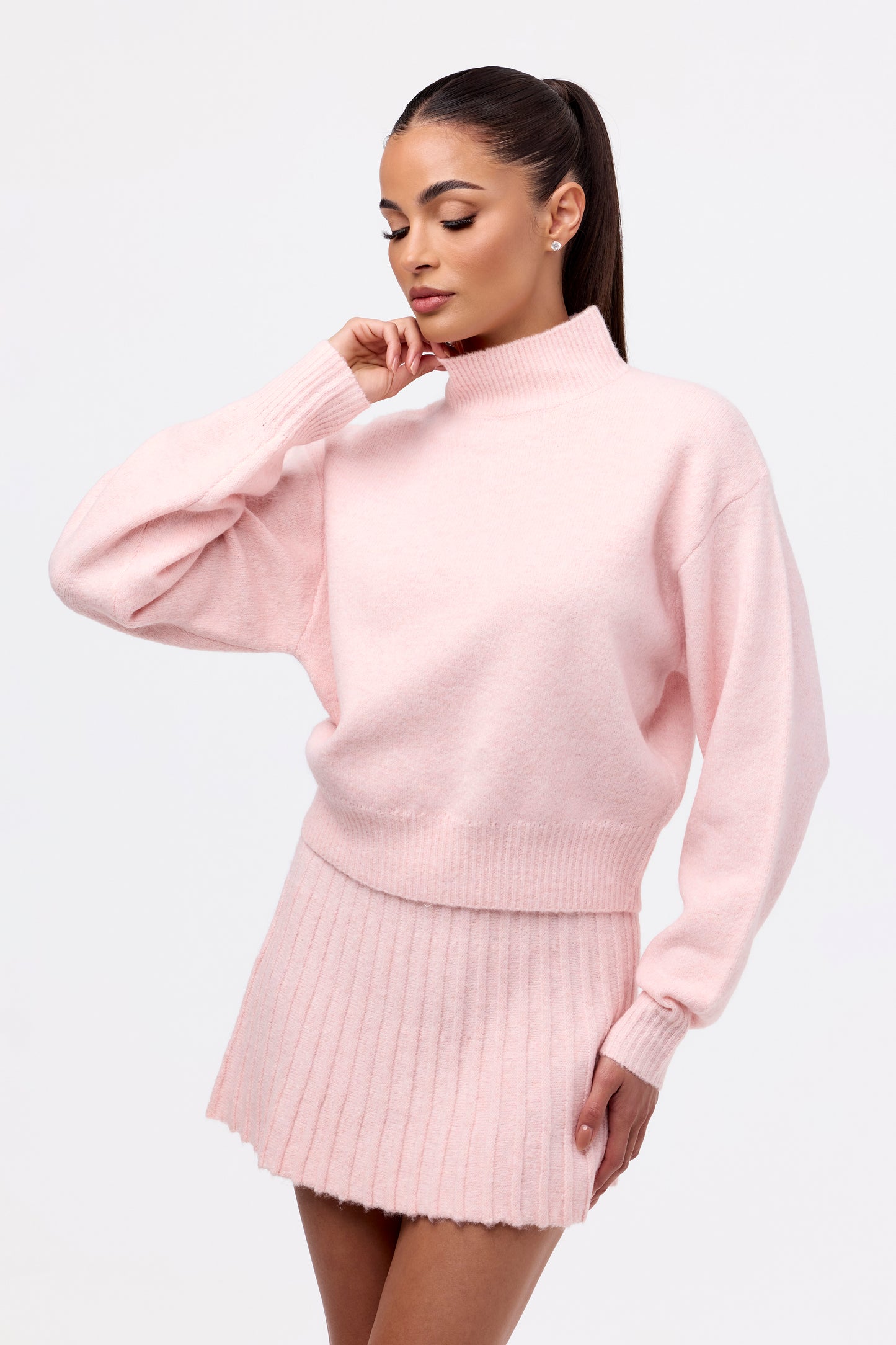 Knit Turtleneck Sweater