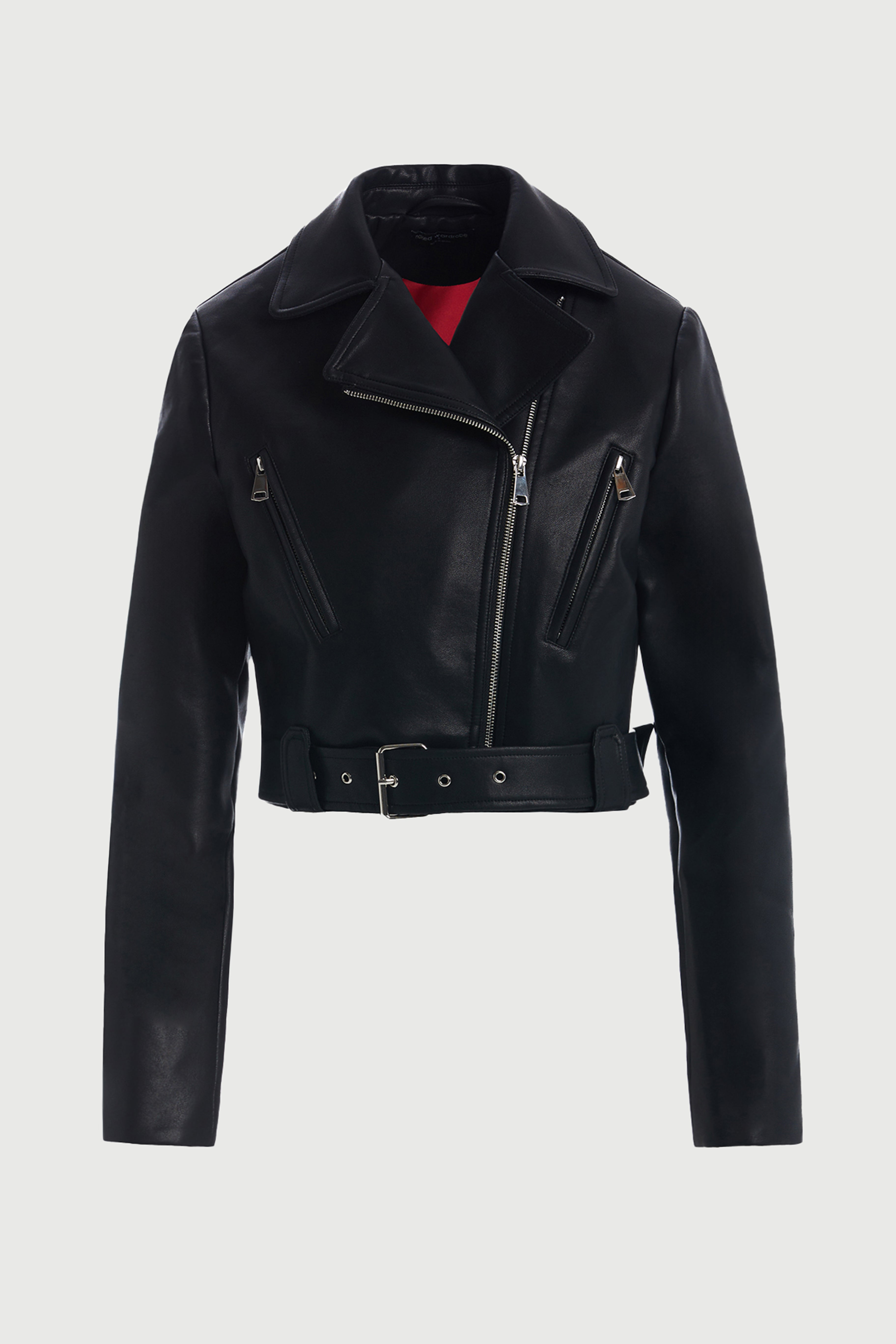 Vegan Leather Moto Jacket