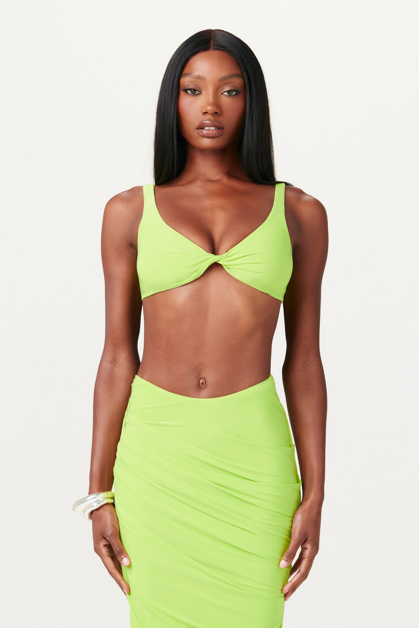 Hourglass Twist Tank Crop Top