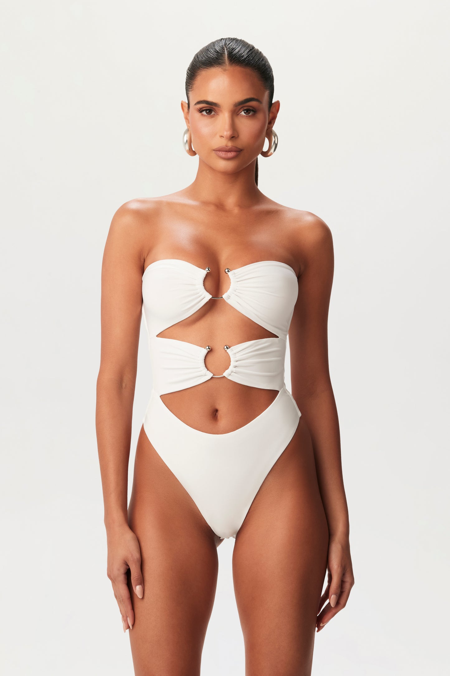 Hourglass O-Ring Cut Out Bodysuit