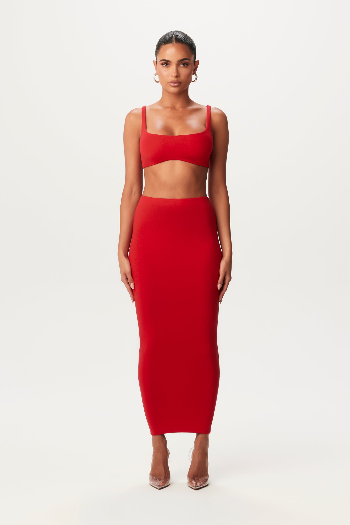 NW Cropped Tank Skirt Set