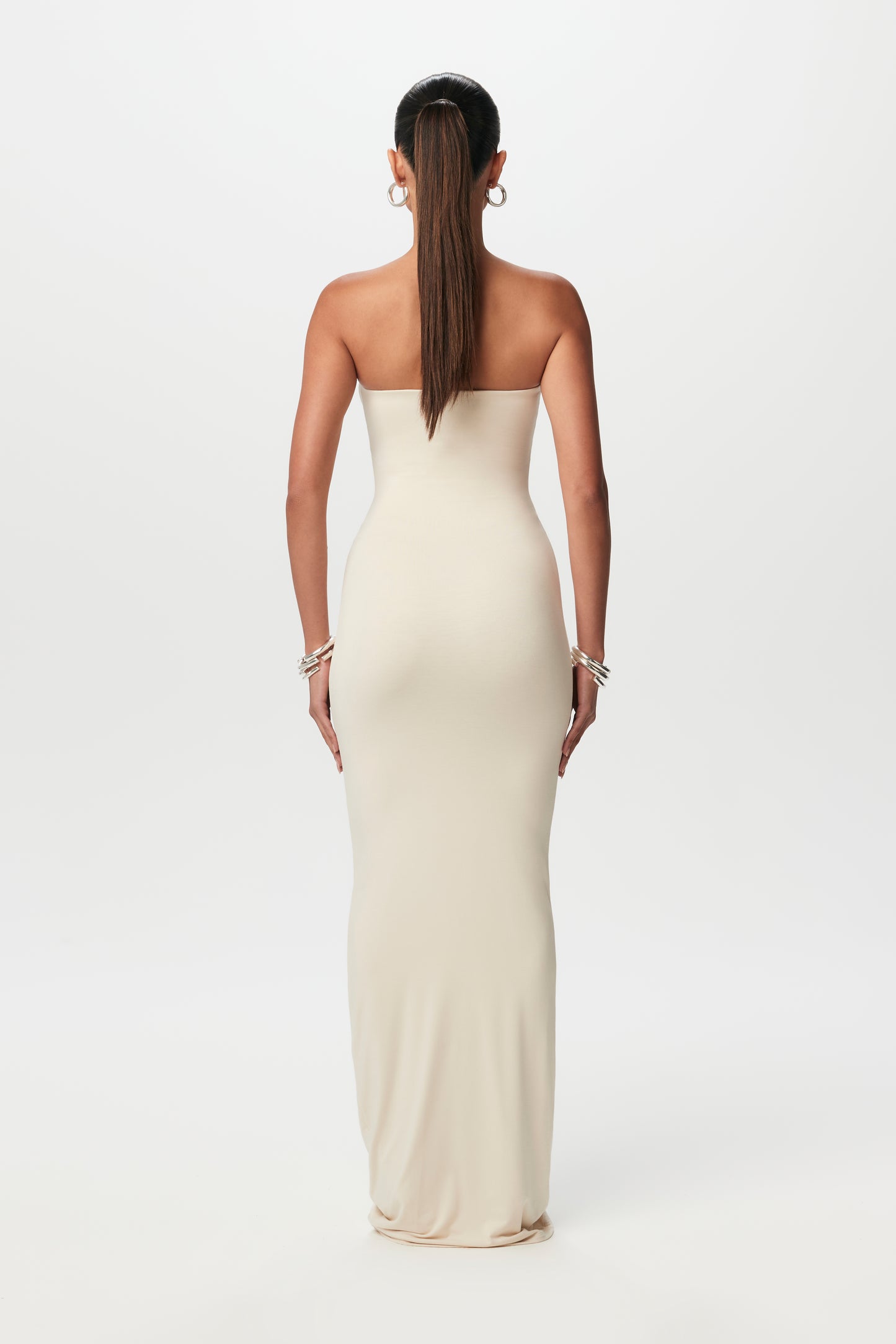 Smooth Cut Out Tube Maxi Dress