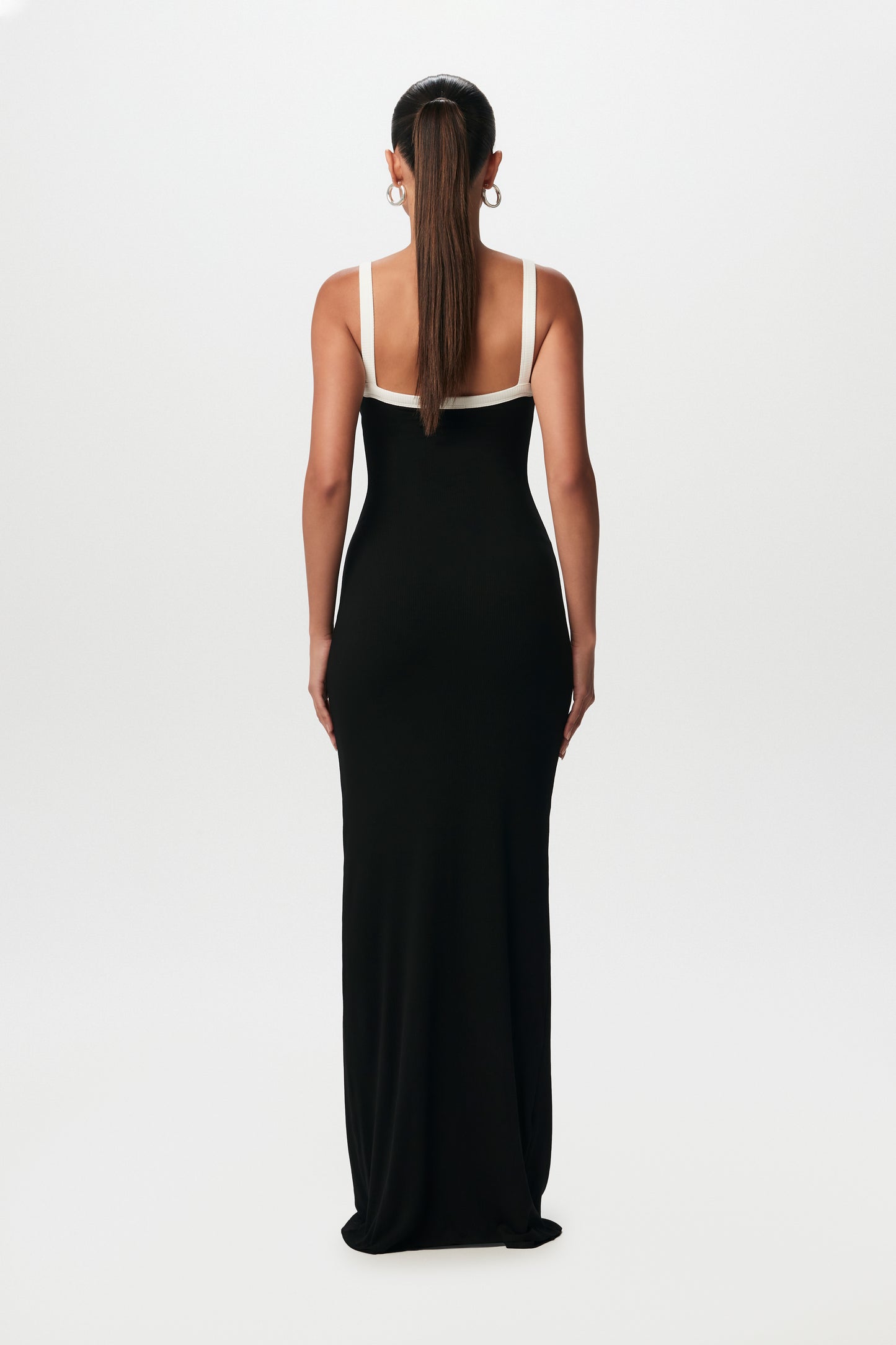 Micro Ribbed Tank Maxi Dress