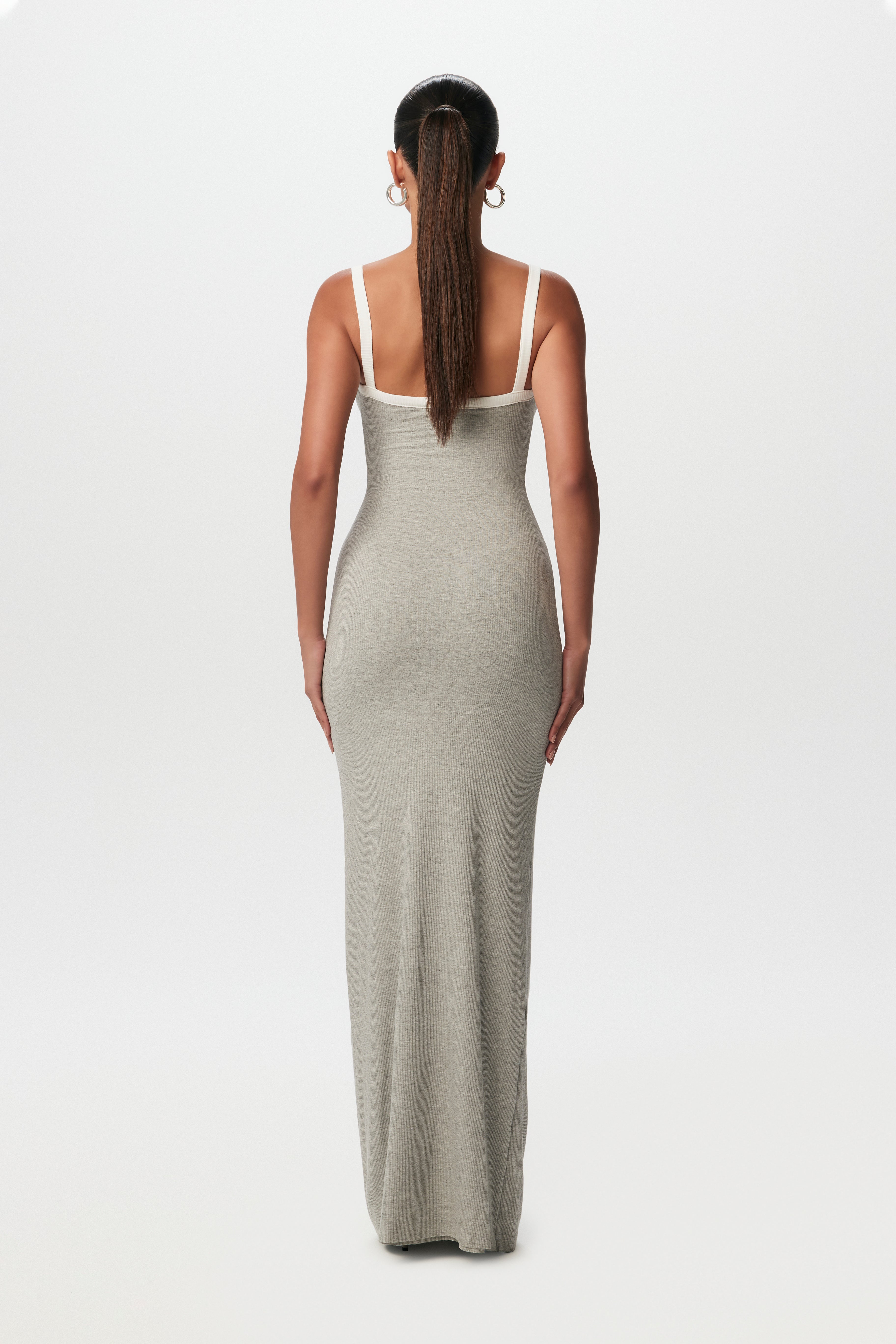 Micro Ribbed Tank Maxi Dress – Naked ...