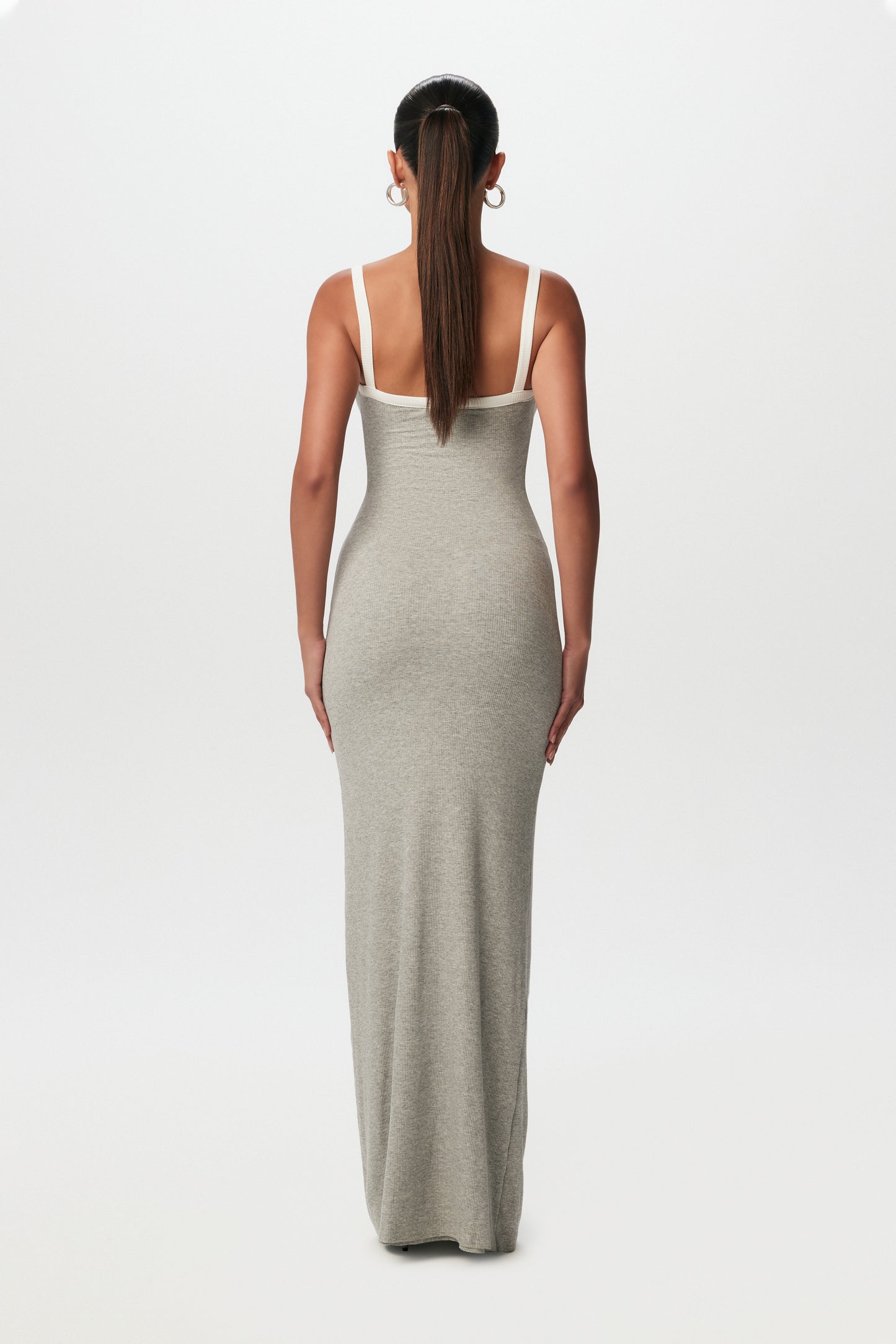 Micro Ribbed Tank Maxi Dress