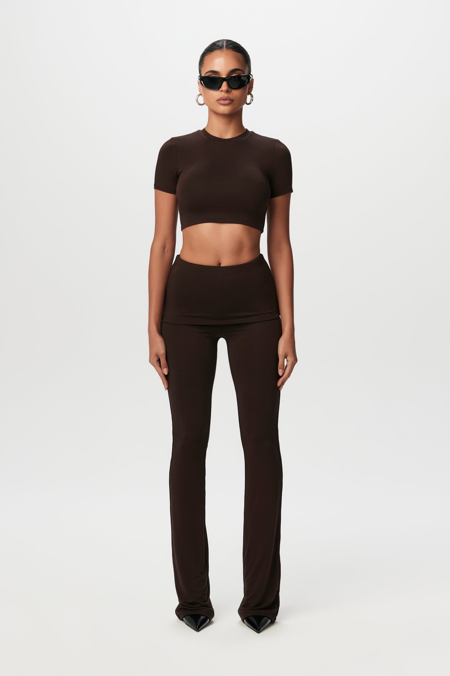 Smooth Crewneck Crop Top