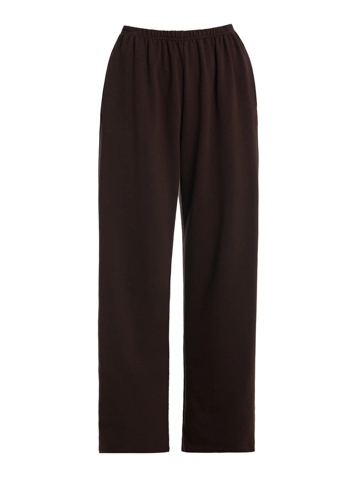 Wide-Leg Sweatpant
