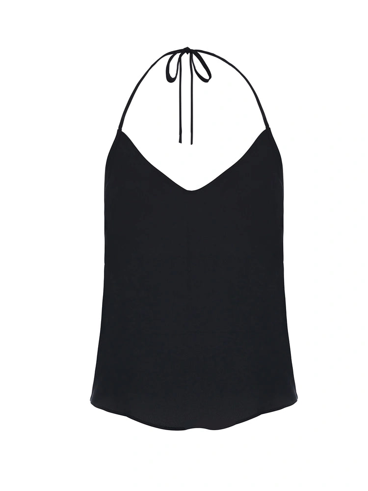 V Neck Halter Top