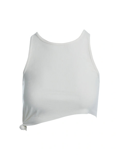 高評価の贈り物 Crop Knotted Smooth Top Wardrobe Naked | トップス