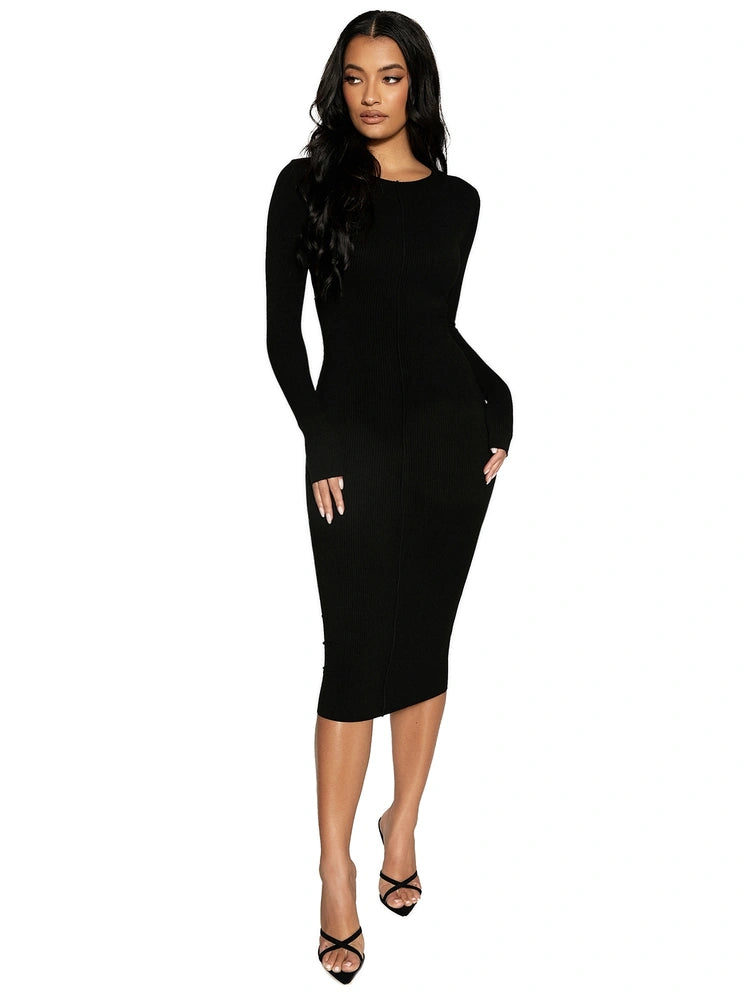 Snatched Contour Midi Dress