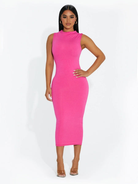 naked wardrobe midi dress The NW Sleeveless Midi Dress - Women's Dresses