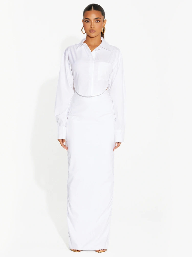 FAR FROM CASUAL MAXI SKIRT