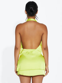 Satin Shine Mini Skirt