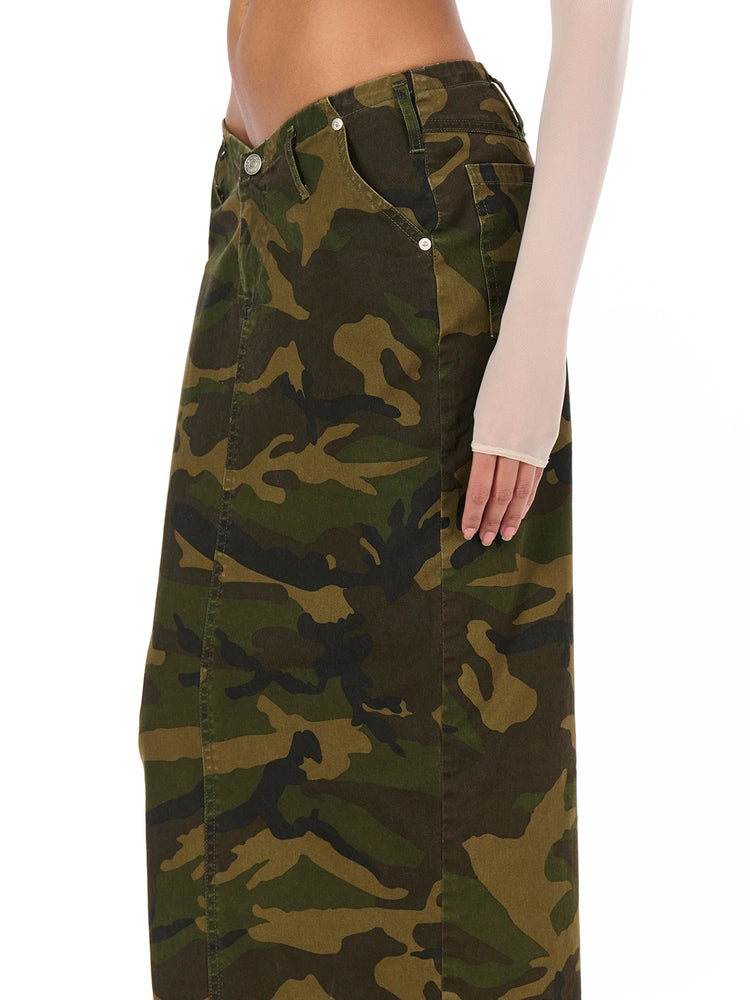 V WAIST MAXI SKIRT Naked Wardrobe