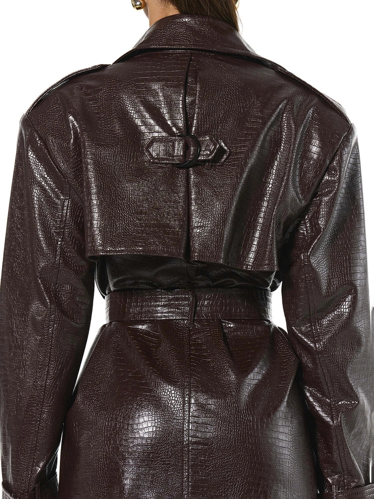 Crocodile trench top