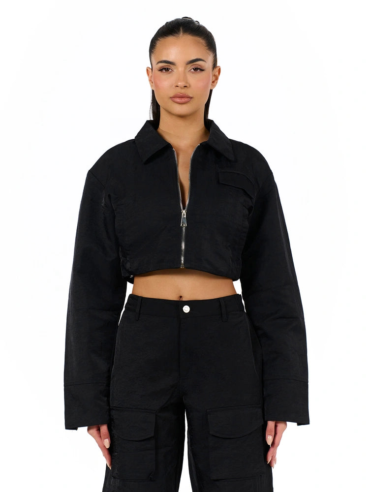 Zip Up Utility Jacket